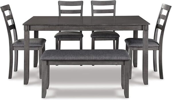 Limited Time Deal 29% OFF Includes Dining Table, 4 Chairs & Bench