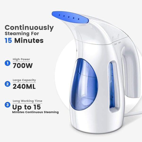 Limited Time Deal 47% OFF Steamer for Clothes, Portable Handheld Design - Image 2