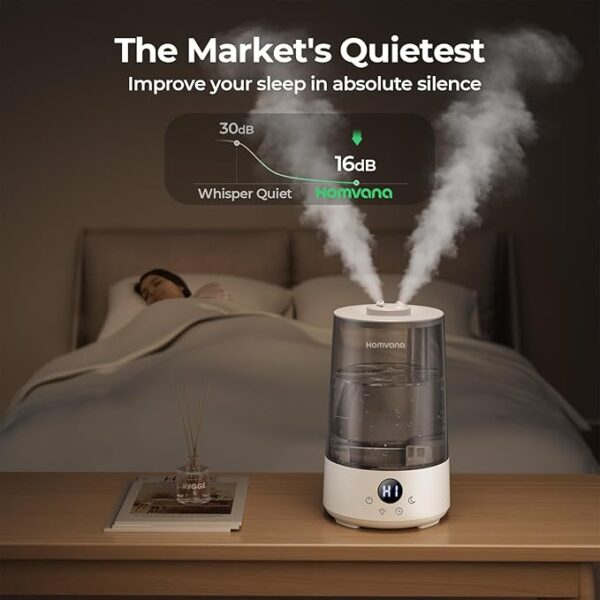 Limited Time Deal 40% OFF Homvana Humidifiers for Bedroom Home - Image 2