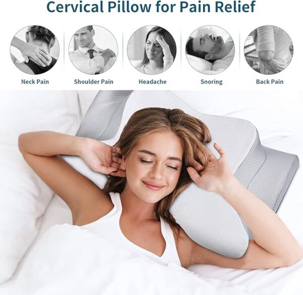 Limited Time Deal 23% OFF Cervical Neck Pillow  Bed Pillow for Neck Pain Relief - Image 3