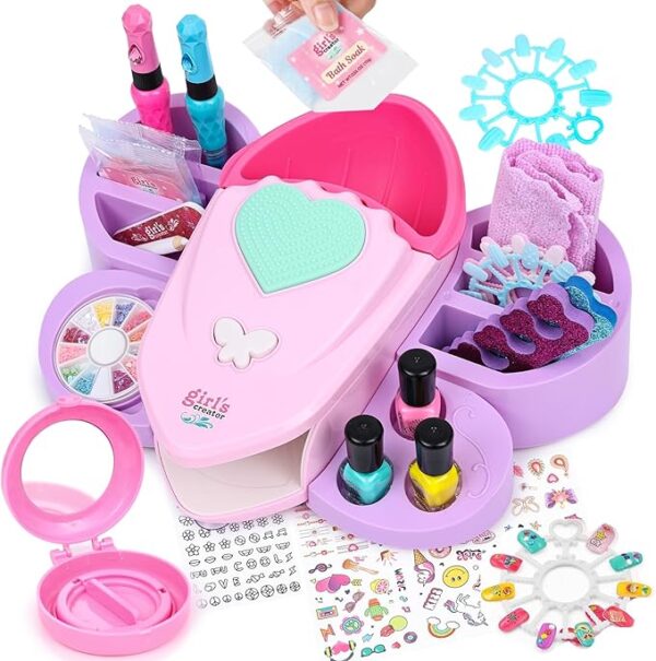 Limited Time Deal 50% OFF Kids Nail Polish Set for Girls 7-12, Nail - Image 2