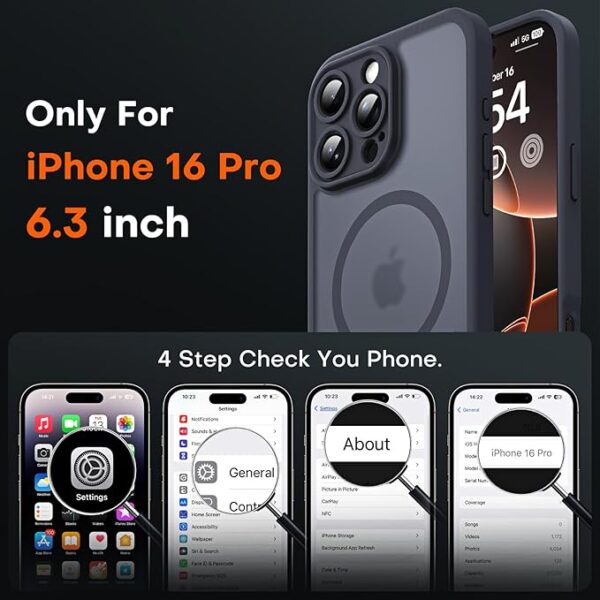 Limited Time Deal 33% OFF TOCOL Magnetic for iPhone 16 Pro Case - Image 3