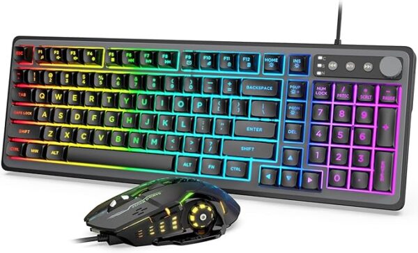 Limited Time Deal 50% OFF Gaming Keyboard and Mouse Combo