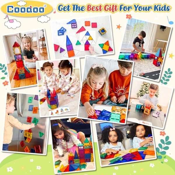 Limited Time Deal 34% OFF 60 PCS Magnetic Building Tiles - Image 3