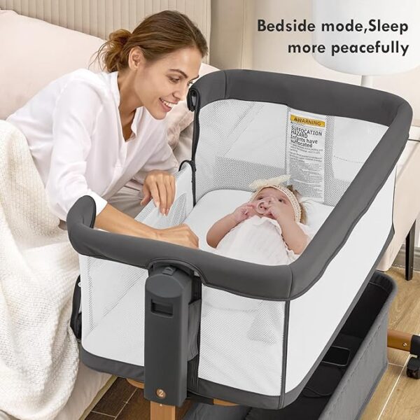 Limited Time Deal 57% OFF Baby Bassinet with Wheels - Image 2