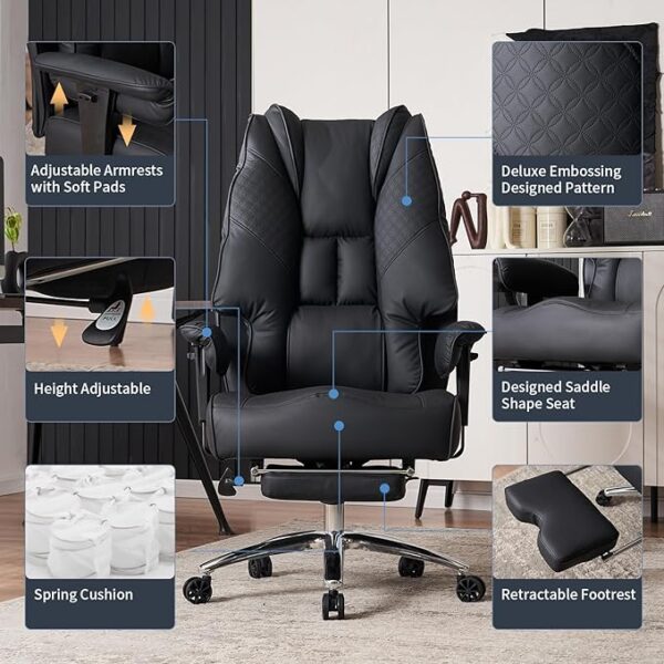 Limited Time Deal 18% OFF Big and Tall Office Chair - Image 3