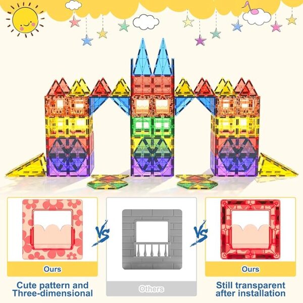 Limited Time Deal 34% OFF 60 PCS Magnetic Building Tiles - Image 2