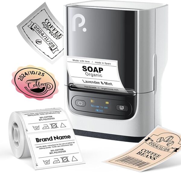 Limited Time Deal 73% OFF Label Maker Machine with Tape