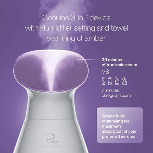 Limited Time Deal 28% OFF Nano Ionic Facial Steamer with Precise Temp Control - Image 2