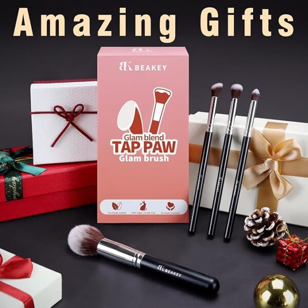 Limited Time Deal 42% OFF BEAKEY Professional Makeup Brushes Set 12-Piece Brush - Image 3