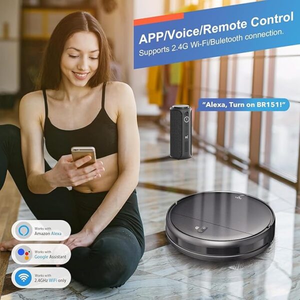 Limited Time Deal 67% OFF Robot Vacuum and Mop Combo, - Image 3