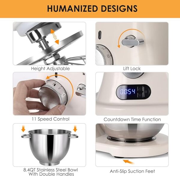 Limited Time Deal 19% OFF Bowl, Dough Hook, - Image 2