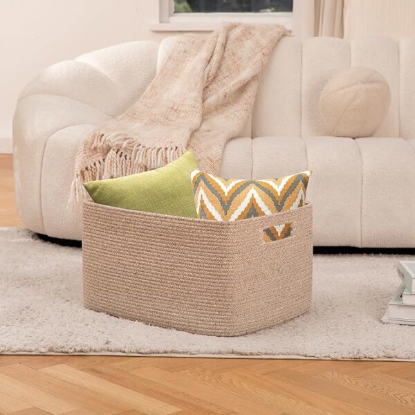 Limited Time Deal 15% OFF Large Blanket Basket, - Image 3