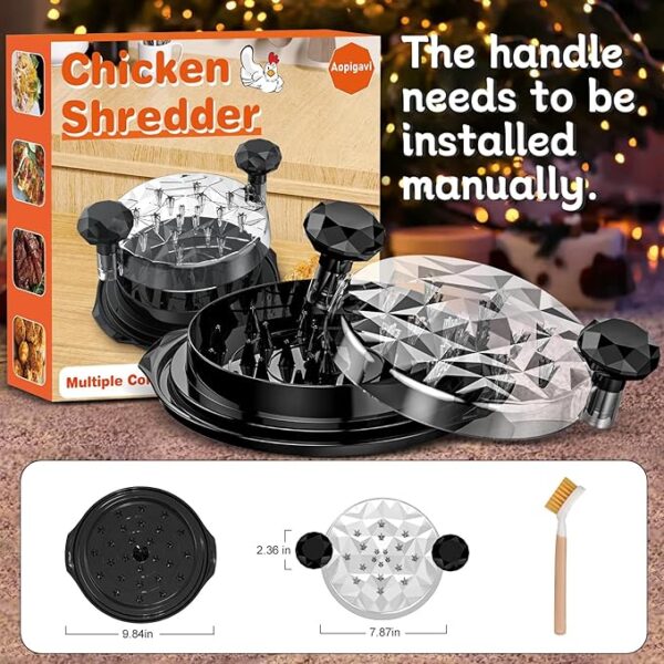 Limited Time Deal 20% OFF Chicken Shredder with Brush - Image 3
