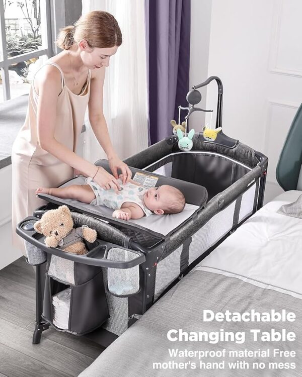 Limited Time Deal 10% OFF Baby Bassinet Bedside Crib - Image 3